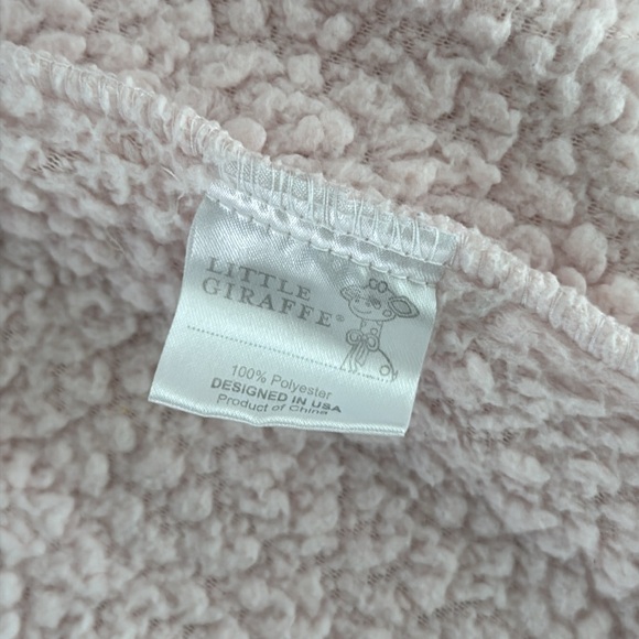 Little Giraffe Cozy Pink Sherpa Robe size 2-4 - Picture 4 of 9